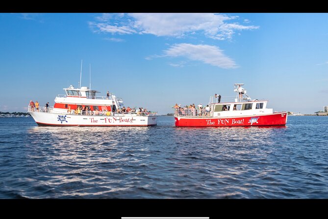 Big Fun Dolphin Cruise & Sealife Experiece ORANGE BEACH ALABAMA - Leaving Bayou Road and settling aboard