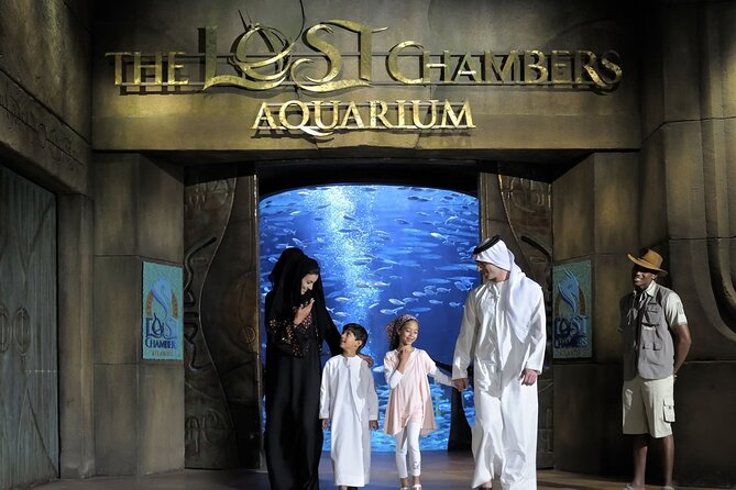Dubai Lost Chambers Aquarium Admission E-Ticket - Walking through ten themed chambers