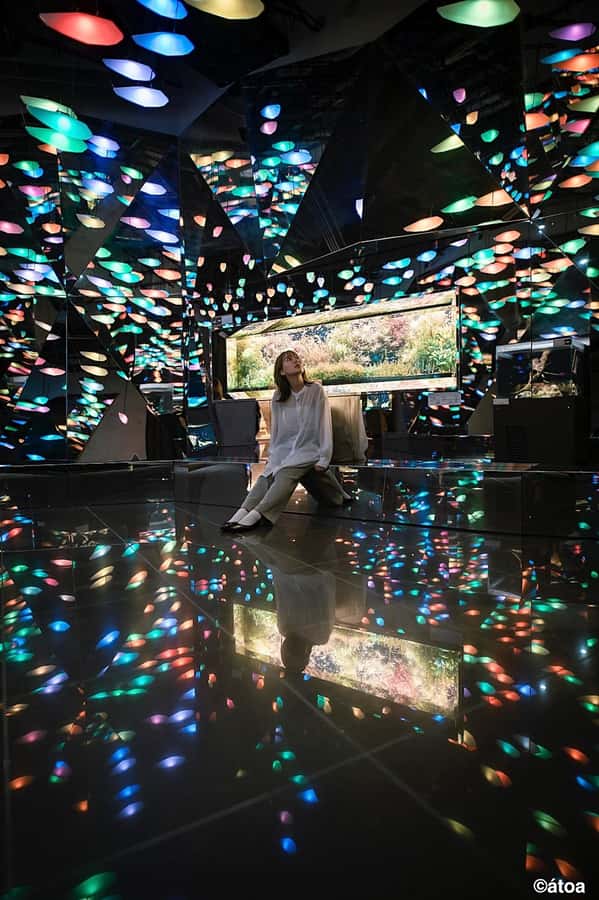 Kobe: Urban Aquarium AQUARIUM×ART átoa Entry Ticket - Entering through the second-floor ticket window