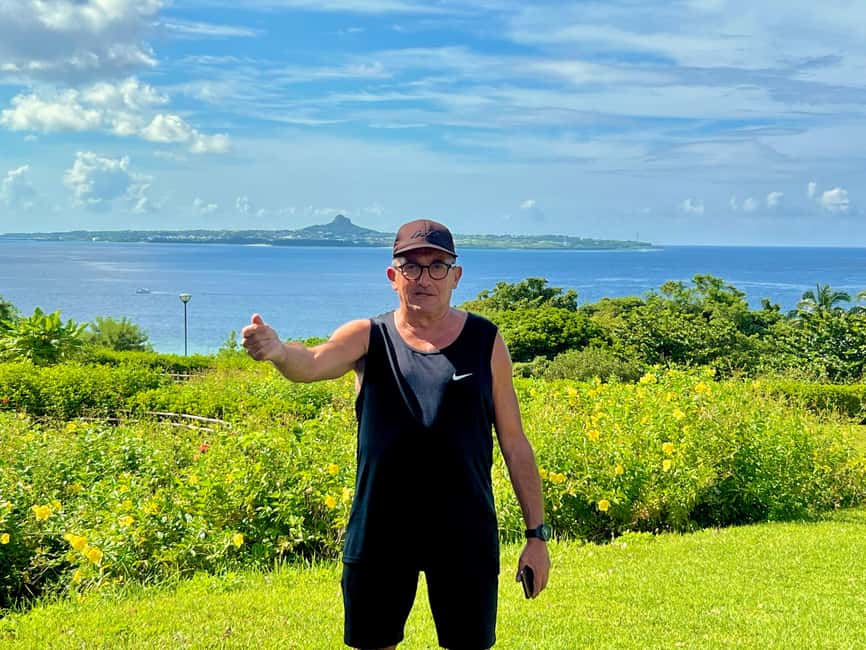 Okinawa Full Tour: Castle, Manza, Kouri, Aquarium & American - Nakagusuku adds stone walls and wartime context