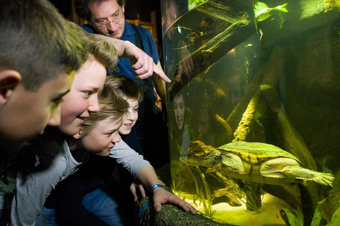 SEA LIFE Munich Admission Ticket - Walking from Willi-Daume-Platz into the aquarium